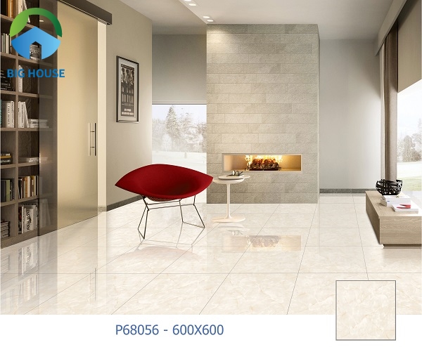 Nếu bạn yêu thích vẻ đẹp dịu dàng thì hãy chọn ngay mẫu gạch Ý Mỹ P68056 lát nền không gian nhà bạn nhé