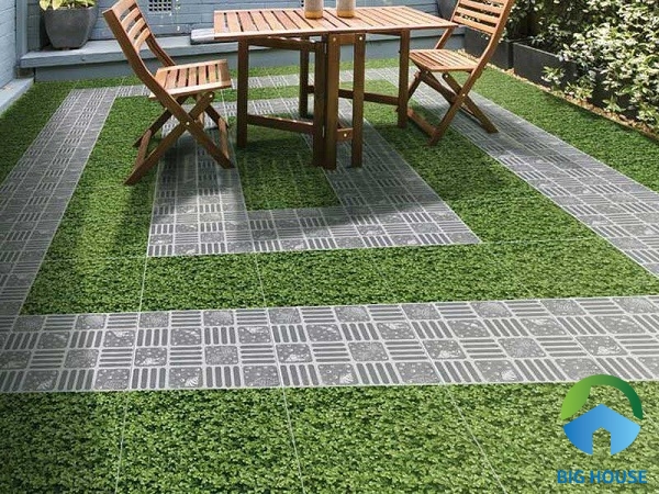 Hãy tham khảo ngay dòng gạch giả cỏ lát nền cho không gian sân vườn nhà bạn