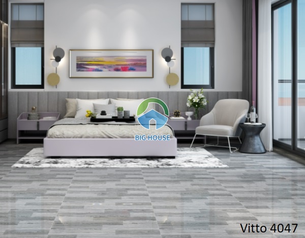 Vitto 4047 là mẫu gạch giả gỗ hình vuông khá được yêu thích hiện nay