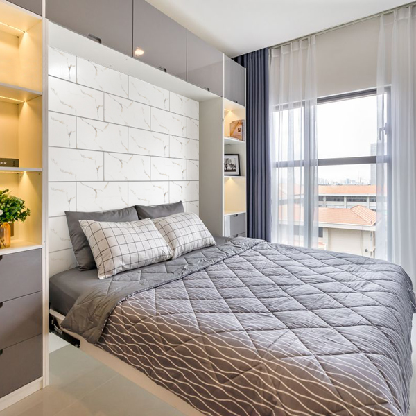 Top mẫu gạch ốp tường phòng ngủ nhỏ Đẹp Xuất Sắc 2022